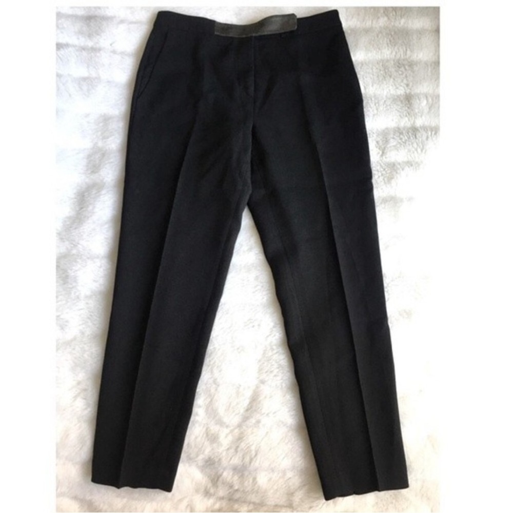 SANDRO Paris Black Cropped Slim Trouser Pants‎ 38/S - Picture 5 of 13